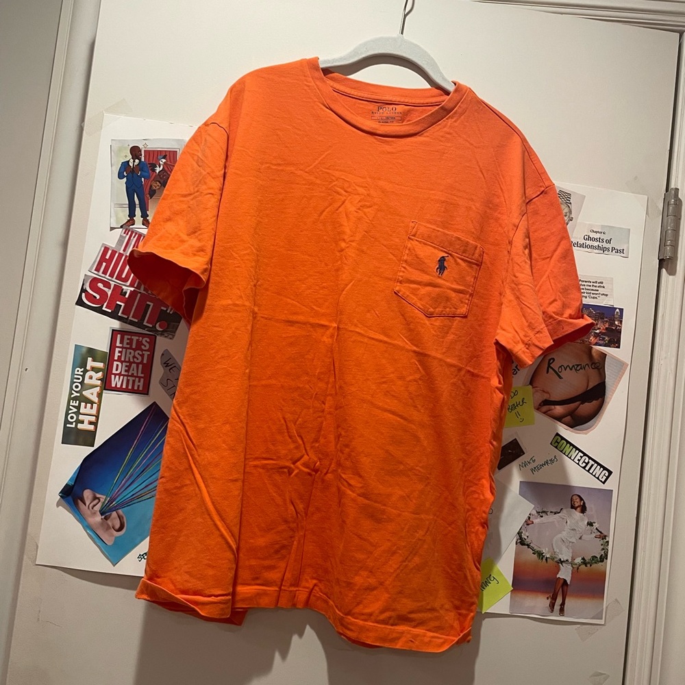 RALPH LAUREN
CUSTOM SLIM COTTON-LINEN POCKET T-SHIRT